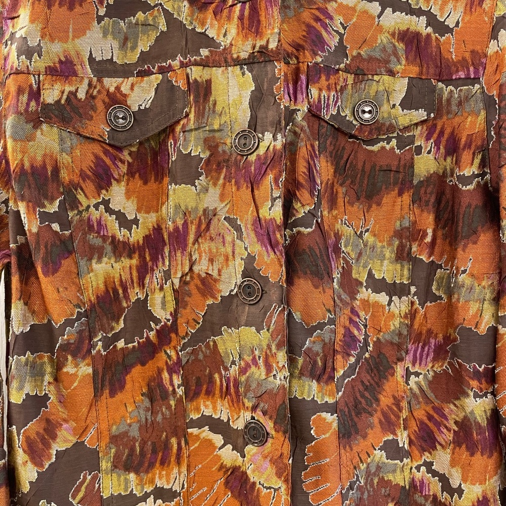 NWT Ruby Rd. Colorful Patterned Jacket - Picture 5 of 7